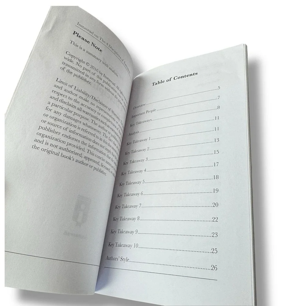 Summary of The 4 Disciplines of Execution:‎ by Chris McChesney, Sean Covey,...
